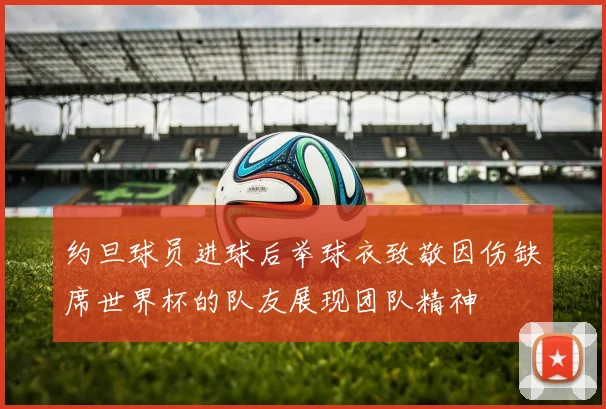约旦球员进球后举球衣致敬因伤缺席世界杯的队友展现团队精神